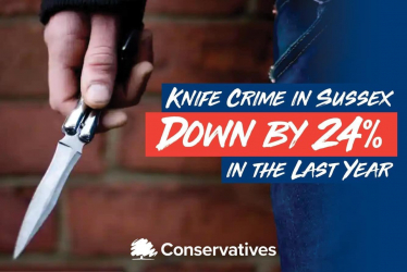 Sussex Knife crime rate